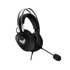 AsusTUF Gaming H1 Gen II Headset (Lightweight 297-g, wired USB-A connection, 40 mm Drivers, Virtual 7.1 Surround Sound, Team-Speak Certified Mic, Durable Ear Cushions, For PC, PS5),Black