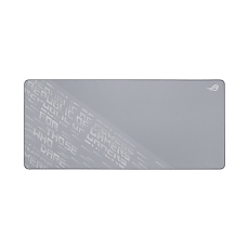 Asus ROG Scabbard II Arctic Gray XXL Gaming Mouse Pad, Water- Oil- Dust- Resistance, Durable Anti-Fray Edges, Non-Slip Rubber Base, 400 x 900 x 3mm, Gray