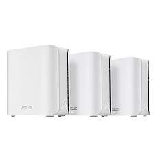 Asus Mesh WiFi system, ZenWiFi BD4 3PK, BE3600, Dual-Band, up to 600m2, Quad-Core 1.5GHz CPU, 128MB/512MB Flash/RAM, 2.5G dual-port, Smart Home Master SSIDs, AiProtection Pro, Adaptive QoS, VPN server/client, IPTV, OFDMA, UTF-8 SSID, AiMesh, White