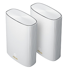 Asus Mesh WiFi, ZenWiFi AX Hybrid XP4 2PK, AX1800 + AV1300, Dual-Band, coverage up to 500m2, Quad-Core 1.2GHz CPU, 256MB/512MB Flash/RAM, Gigabit, AiProtection Pro, Adaptive QoS, VPN server/client, IPTV, OFDMA, Beamforming, AiMesh, White