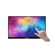 Verbatim PMT-15 Portable Touchscreen Monitor 15.6" Full HD 1080p Metal Housing