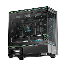 Thermalright кутия Case mATX - TL-M10 Black - 4 x 120 mm ARGB included, USB-C