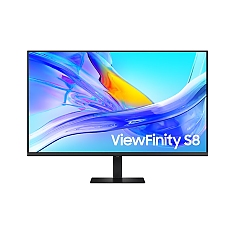 Samsung LS37D800UA 37" VA LED ViewFinity S8 S80UD UHD 16:9 350:1 5ms , USB-C 90W, 3xUSB, HDMI Ethernet  Black
