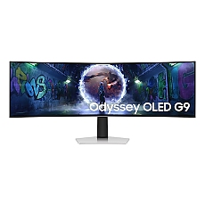 Samsung LS49CG934, 49" Odyssey G9 GAMING, Curved OLED, 1800R, 240Hz, Smart. 32:9, 5120 x 1440, 250 cd/m2, Display Port , HDMI,Micro HDMI, USB Hub, Silver