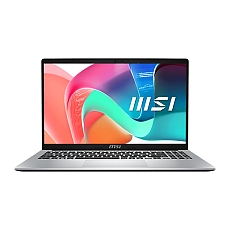 MSI Modern 15 F1MG, Intel Core 5 120U (10C/12T, up to 5 GHz, 12 MB), 15.6" FHD (1920x1080), IPS-Level, Intel Graphics 96EU 1.3 GHz, 16GB DDR4 2x8 3200MHz, 512GB PCIe Gen4x4 SSD, Intel WiFi 6E, BT v5.3, Backlit KBD White, Urban Silver, NO OS, 1.7kg