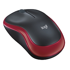 Logitech Wireless Mouse M185 - RED - 2.4GHZ - N/A - EWR2 - 10PK ARCA AUTO