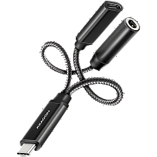 AXAGON ADA-HCPD USB-C to 3.5mm jack - Hi-Res DAC audio adapter, 384kHz/32bit, PD 60W 3A