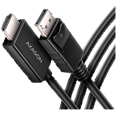 AXAGON RVD-HI20C2 DisplayPort - HDMI 2.0 cable 1.8m 4K/60Hz