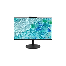 Acer Vero CB242YD6bmiprcx, 23.8'' FHD (1920x1080) IPS, ZeroFrame, 120Hz, 1ms(VRB), 250nits, VGA, HDMI, DP, Speakers, Audio In/Out, Adj.WebCam 5M/Mic array, AdaptiveSync, Energy Efficiency Class B, TCO Black, 3Y