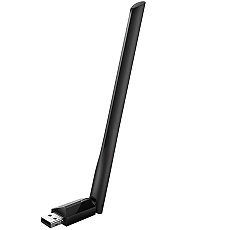 TP-Link AC600 High Gain Wi-Fi Dual Band USB Adapter,433Mbps at 5GHz + 200Mbps at 2.4GHz, USB 2.0, 1 high gain antenna