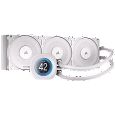 CORSAIR NAUTILUS 360 LCD White, 360mm Radiator, Liquid CPU Cooler