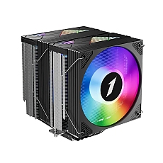 1stPlayer охладител CPU Cooler CRYO CY12LD Black - LGA1851/AM5, Dual-Tower, ARGB