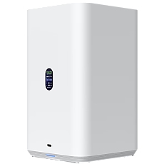 Ubiquiti UniFi  UNAS-2-W-EU Network Attached Storage with (2) 3.5inch HDD bays, 2.5 GbE networking, USB-C connectivity, and an included PoE++ adapter, all in a compact footprint