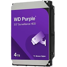 WD Purple 4TB CMR, 3.5'', 128MB, SATA 6Gbps