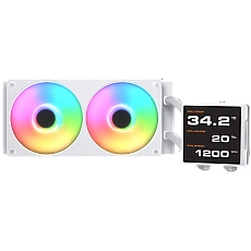 COUGAR Poseidon Vistek Pro ARGB 240 AiO Liquid Watercooling - White