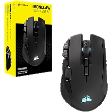 CORSAIR IRONCLAW WIRELESS SE Gaming Mouse, Wireless, Backlit RGB LED, 26000 DPI, Optical