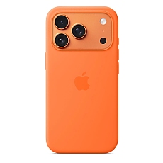 Apple iPhone 17 Pro Silicone Case with MagSafe – Orange