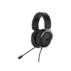 Asus TUF Gaming H3 Wired Headset(Discord Certified Mic, 7.1 Surround Sound, 50mm Drivers, Lightweight, 3.5mm, For PC, Mac, PS4, Xbox One, Switch and Mobile Devices), Black