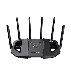 Asus Gaming Wireless Router,TUF Gaming BE9400 Tri Band WiFi 7 (802.11be) Extendable Gaming Router, Quad 2.5G ports, 3-step Port Forwarding, Smart Home Master, AiMesh support, and AiProtection for Network Security, Black