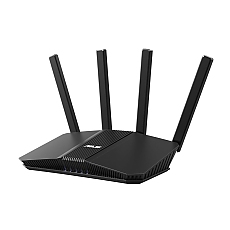 Asus Wireless Router, RT-BE55, BE3600, WiFi 7 AiMesh Extendable Router, 4K-QAM, MLO, 2.5G WAN port, Four 1G ports, Commercial-Grade Network Security, Parental Control, IoT network, Kid's network, VPN network, Black