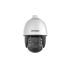 HikVision 7-inch 4 MP 32X Powered by DarkFighter IR Network Speed Dome, 5.9 mm to 188.8 mm, F1.5, IR up to 200m, H.265+, IP66, IK10, 120 dB WDR, built-in speaker, built-in memory card slot (up to 256 GB), 24Vac/Hi-PoE/42W