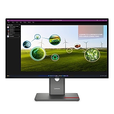 Lenovo ThinkVision P27q-40 27" IPS, WLED, 2560x1440, 16:9, 4ms, 24Hz - 120Hz, 350 cd/m2, 1500:1, HDMI, DP, 3x USB-A , 1x USB-C, 1x USB-B, Tilt, Swivel, Pivot, Height Adjust Stand