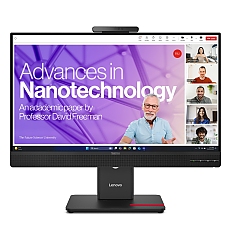 Lenovo ThinkVision T27QD-4v 27", IPS, WLED, 2560x1440, 16:9, 4ms, 48Hz - 120Hz, 350 cd/m2, 1500:1, webcam (5MP, IR+RGB), Microphone, Speakers 5Wx2, HDMI, DP, USB hub, RJ45, Tilt, Swivel, Pivot, Height Adjust Stand