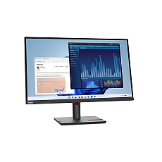 Lenovo ThinkVision T27p-30 27", IPS, WLED, AG, 4ms, 350 cd/m?, 1300:1, 3840x2160, 60Hz, Tilt, Swivel, Pivot, Height Adjust Stand, 4x USB 3.2, 1x USB-C, HDMI, DP, RJ45