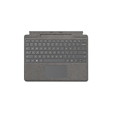 Microsoft Surface Pro Signature Keyboard ONLY Eng Intl CEE Hdwr Commercial Platinum, With Pen Storage & Charging