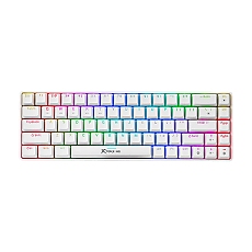 Xtrike ME безжична механична геймърска клавиатура Wireless Gaming Mechanical keyboard - GK-995W WH - RED switches, BT5.2, 2.4G (English US)