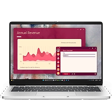 Dell Pro 14 (PC14250), Intel Core Ultra 7 255U(12C, 14T, 12MB, up to 5.2GHz), 14.0" FHD+(1920x1200) Non-Touch, 16GB(1x16GB) DDR5, 512GB M.2 SSD, Integrated Graphics, WiFi+BT, IR Cam+Mic, BG Backlit KBD, Ubuntu, 3Y Basic Onsite