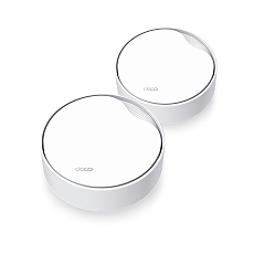 Безжичен рутер TP-LINK Deco X50-PoE(2-pack), AX3000, 1xGbE, 1x2.5GbE,WiFi6,PoE