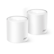 Безжичен рутер TP-LINK Deco X10(2-pack), AX1500, 2xGbE, MU-MIMO, Wi-Fi 6