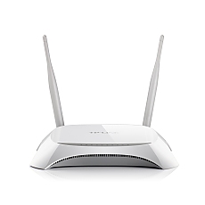 Безжичен рутер Tp-link TL-MR3420, N300, 3G/4G,USB донгъл,настолен, 2 антени,5xFE