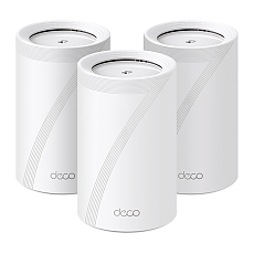 Безжичен рутер TP-LINK Deco BE65(3-pack), BE9300, 4x 2.5GbE, 1x USB3.0, Wi-Fi 7