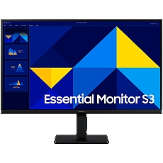Monitor LED Samsung Essential S3 LS27D304GAUXEN 27", 1920x1080, FHD, 100Hz, IPS AG, 16:9, 1000:1, 250 cd/m2, 5ms, 178/178, Flicker-free, HDMI, VGA, VESA Mount (100x100), Tilt, Eye Saver Mode, Super-Slim Design, 2Y