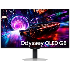 Monitor LED Samsung LS32FG810SUXEN Odyssey Oled G8 G81SF, 32" UHD Flat 16:9 (3840x2160) 240Hz, 260 cd/m2, 1m:1, HDR10+, 1ms (GTG), 178/178, FreeSync PP, 1xDP 2xHDMI, 2xUSB 3.2 , 3.5 Jack, Tilt/Pivot/Swivel/HeightAdj, 2Y