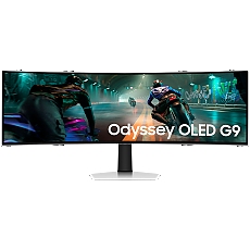 Monitor LED Samsung LS49DG910SUXEN Odyssey G91SD, 49" DQHD Curved 1800R 32:9 (5120x1440) QD-OLED 144z, 250 cd/m2, 1m:1, DisplayHDR True Black 400, 0.03ms(GTG), 178/178, FS PP, 1xDP 1xHDMI, Tilt/HeightAdj, Remote, VESA 100x100, 2Y