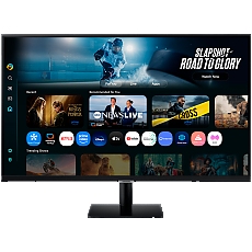 Monitor LED Samsung Smart M7 LS32FM700UUXDU 32", 3840x2160, 4K UHD, 60Hz, VA, HDR10, 16:9, 3000:1, 300 cd/m2, 4ms, 178/178, USB-C (65W), HDMI, 2xUSB-A, Smart TV Apps, Tizen OS, Flicker-free, Tilt, Height Adjust, 2Y warranty