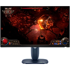Monitor LED Alienware AW2725DM 27" 2560x1440, QHD, 180Hz, Fast IPS AG, 16:9, 1000:1, 400 cd/m2, 2ms/1ms, 178/178, 95% DCI-P3, DP 1.4, 2xHDMI 2.1, 1xUSB-B, 2xUSB-A, Flicker-free, Tilt, Swivel, Pivot, Height Adjust (11cm), G-SYNC, FS Pr. HDR400, 3Y