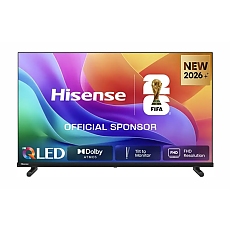 Hisense 32" A5S, Full HD 1920x1080, QLED, Quantum Dot, HDR, HLG, DTS HD, Light Sensor, Dolby Audio, Smart TV, WiFi, WiFi Direct, 2xHDMI, 2xUSB, LAN, CI+, DVB-T2/C/S2, Black