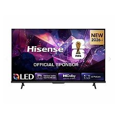 Hisense 43" E7S Pro, 4K Ultra HD 3840x2160, QLED, Quantum Dot, 144Hz, HDR 10+ adaptive, HLG, Dolby Vision, DTS Virtual X, Smart TV, WiFi 5GHz, WiFi Direct, BT, Anyview Cast, 3xHDMI, 2xUSB, LAN, CI+, DVB-T2/C/S2, Black