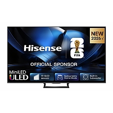 Hisense 55" U7SE, 4K Ultra HD 3840x2160, ULED, FALD, Quantum Dot, 144Hz, IPS, HDR 10+, HLG, Dolby Vision IQ, Dolby Atmos, Smart TV, WiFi 5GHz, WiFi Direct, BT, Anyview Cast, 4xHDMI, 2xUSB, LAN, CI+, DVB-T2/C/S2, Black