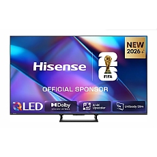 Hisense 55"A7S, 4K Ultra HD 3840x2160, Quantum Dot, Light Sensor,HDR 10+, HLG, Dolby Vision, Dolby Atmos, Smart TV, Voice Control,2x10 W + 20 W ,WiFi 5GHz, WiFi Direct, BT, Anyview Cast, 3xHDMI, 2xUSB, LAN, DVB-T2/C/S2, Black
