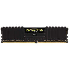 CORSAIR DDR4, 3200MHz 16GB 1x16GB Dimm, Unbuffered, Dual Rank, 16-20-20-38, XMP 2.0, Vengeance LPX black Heatspreader, Black PCB, 1.35V