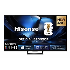 Hisense 85"U7SE, 4K Ultra HD 3840x2160, ULED, FALD, Quantum Dot, 144Hz, IPS, HDR 10+, HLG, Dolby Vision IQ, Dolby Atmos, Smart TV, WiFi 5GHz, WiFi Direct, BT, Anyview Cast,light sensor, 4xHDMI, 2xUSB, LAN, CI+, DVB-T2/C/S2, Black