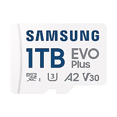 Samsung 1TB micro SD Card EVO Plus with Adapter, UHS-I interface, Read Speed up to 160MB/s