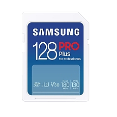 Samsung 128GB SD Card PRO Plus, UHS-I, Read 180MB/s - Write 130MB/s