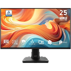 MSI PRO MP251 E14L Professional Business Monitor, 24.5" 144Hz, FHD (1920x1080) 16:9, IPS Anti-glare, 1ms/4ms, 300nits, 1500:1, 178/178, AMD FreeSync, Tilt, 1x D-Sub(VGA), 1x HDMI, 3Y Warranty