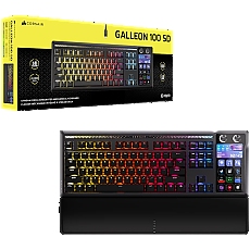 CORSAIR GALLEON 100 SD RGB Mechanical Gaming Keyboard, Backlit RGB LED, CORSAIR MLX Pulse, Black, Black PBT Keycaps